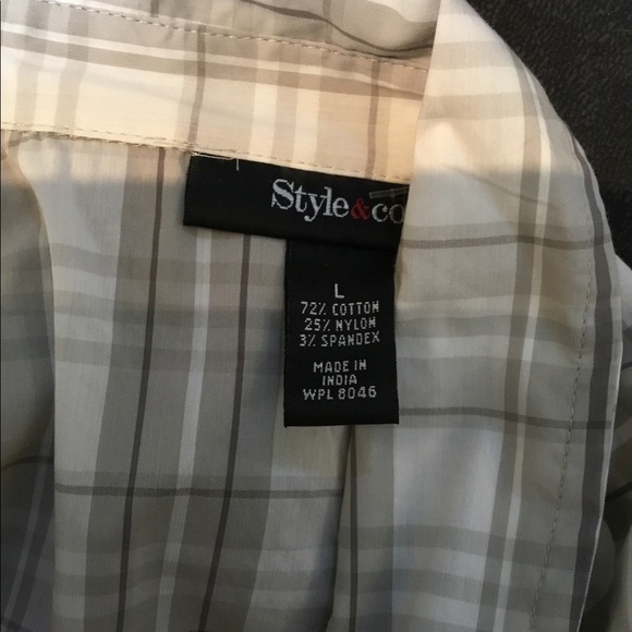 STYLE & Co large NWT button down top - Picture 8 of 13
